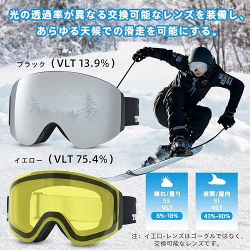 Amazon | [torbollo] スキーゴーグル スノーゴーグル スノーボード